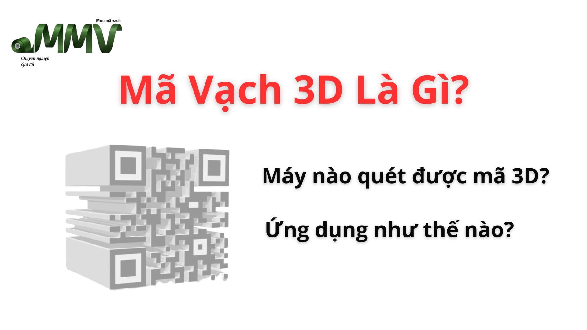 Mã Vạch 3D Là Gì? Ứng Dụng & Cách Chọn Máy Quét Mã Vạch 3D Phù Hợp