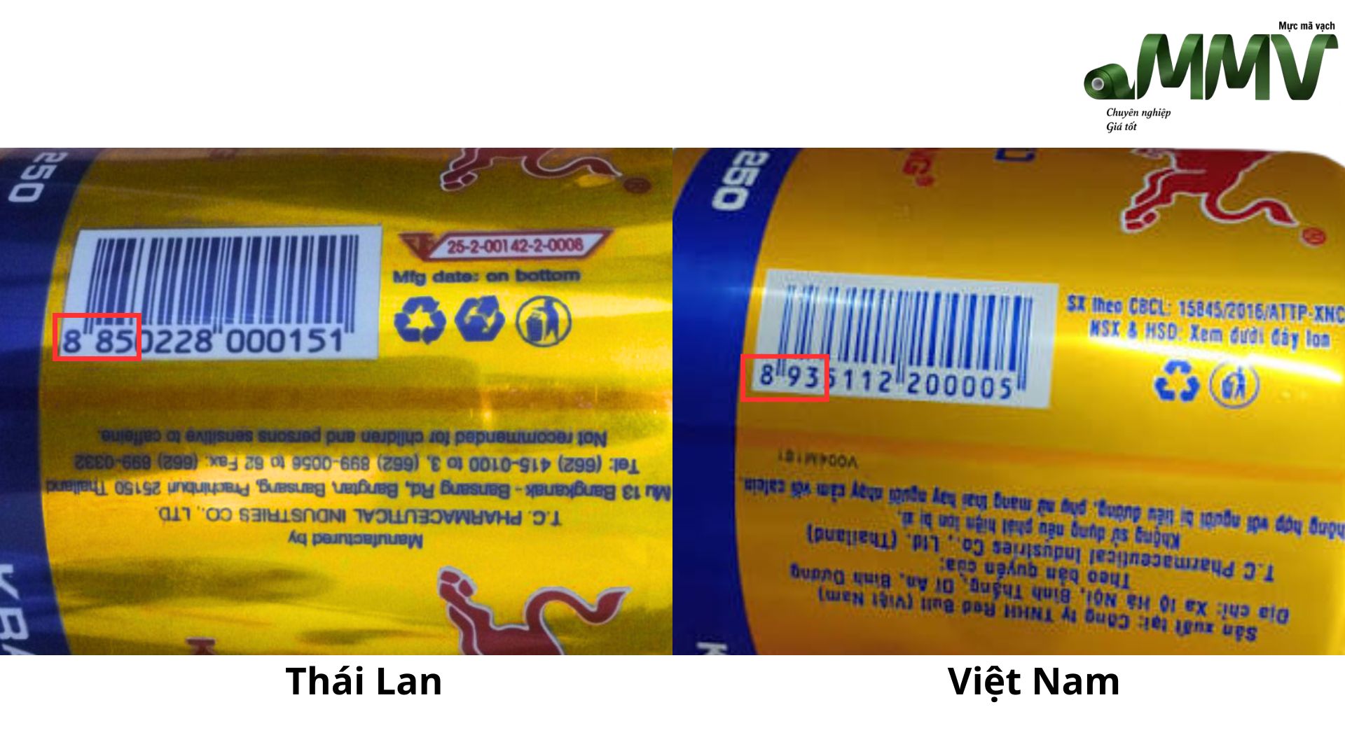 Phân biệt bò húc Thái và bò húc Việt qua mã vạch sản phẩm