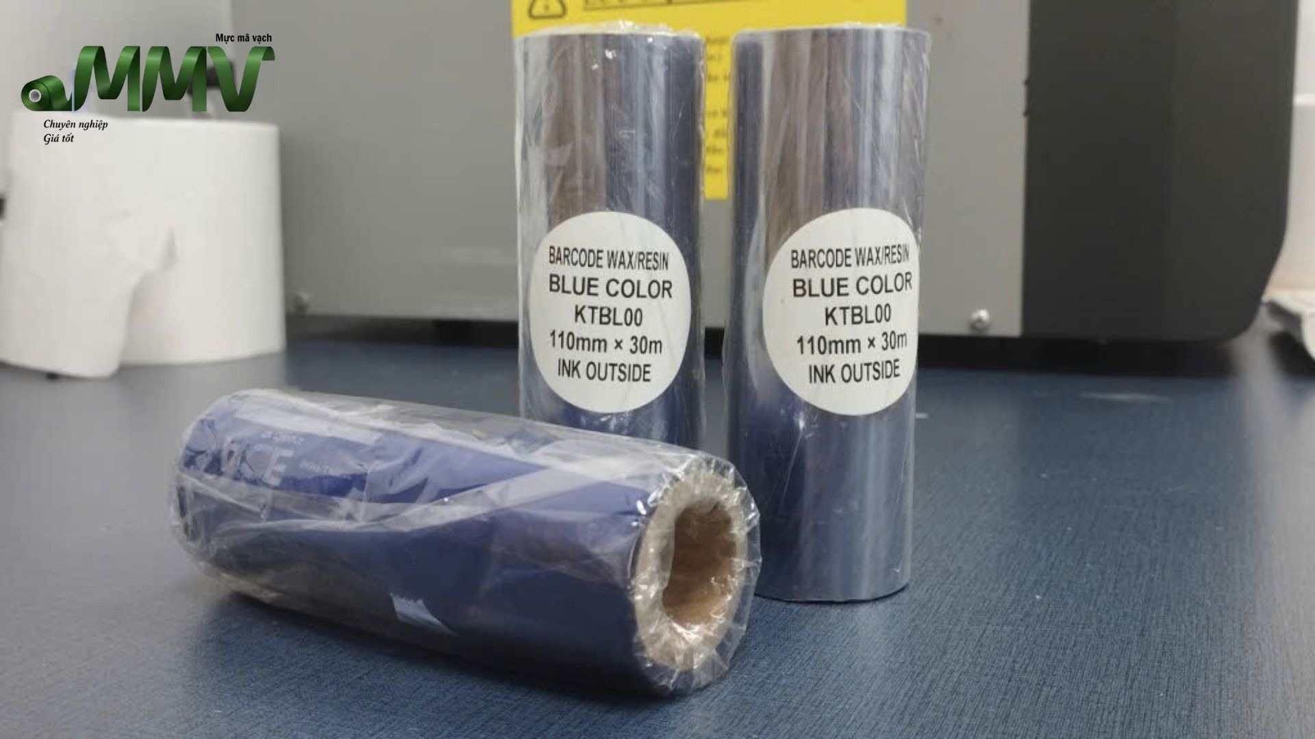 Mực Wax-Resin xanh 