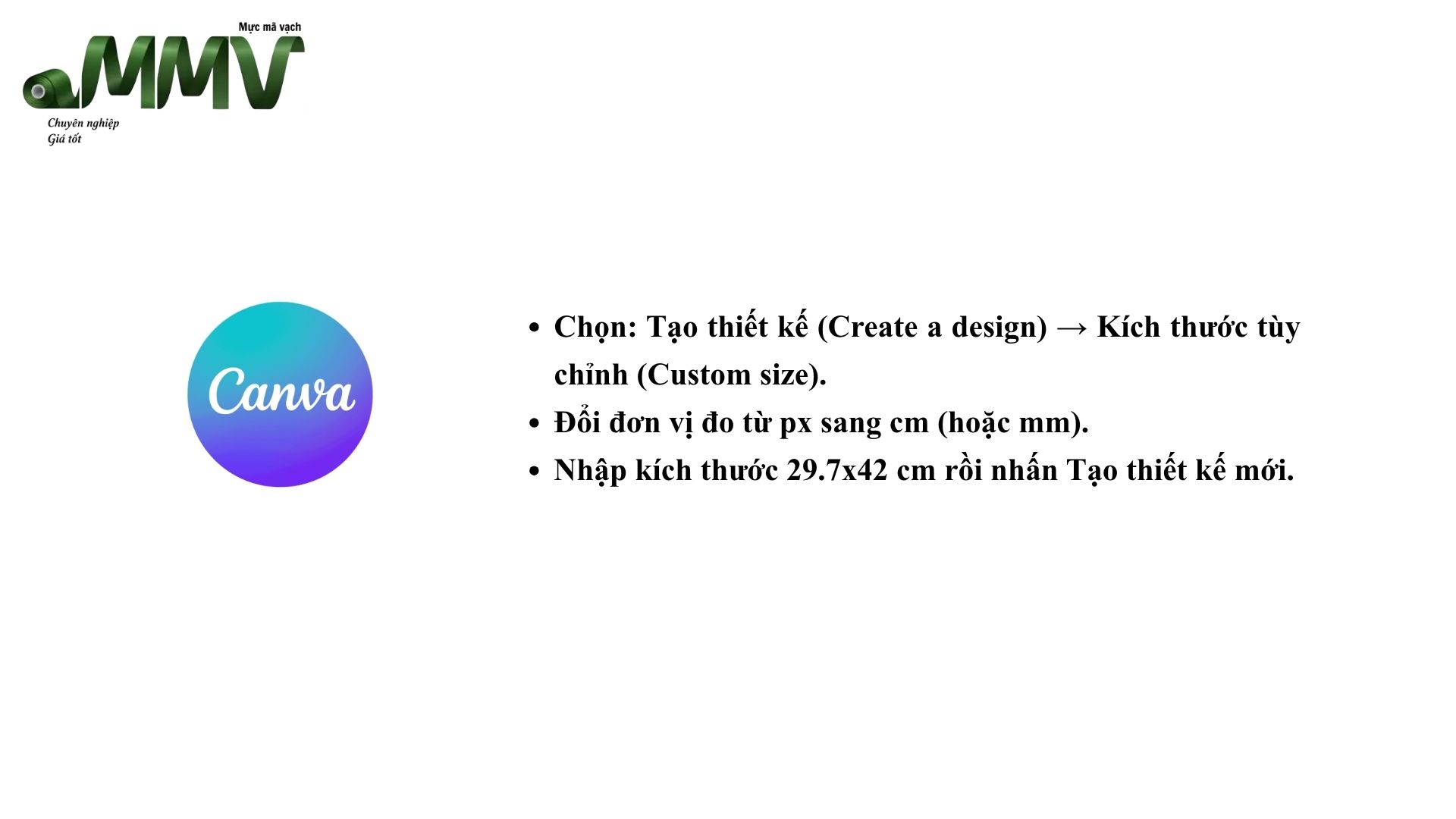 Cách tạo file giấy A3 với Canva