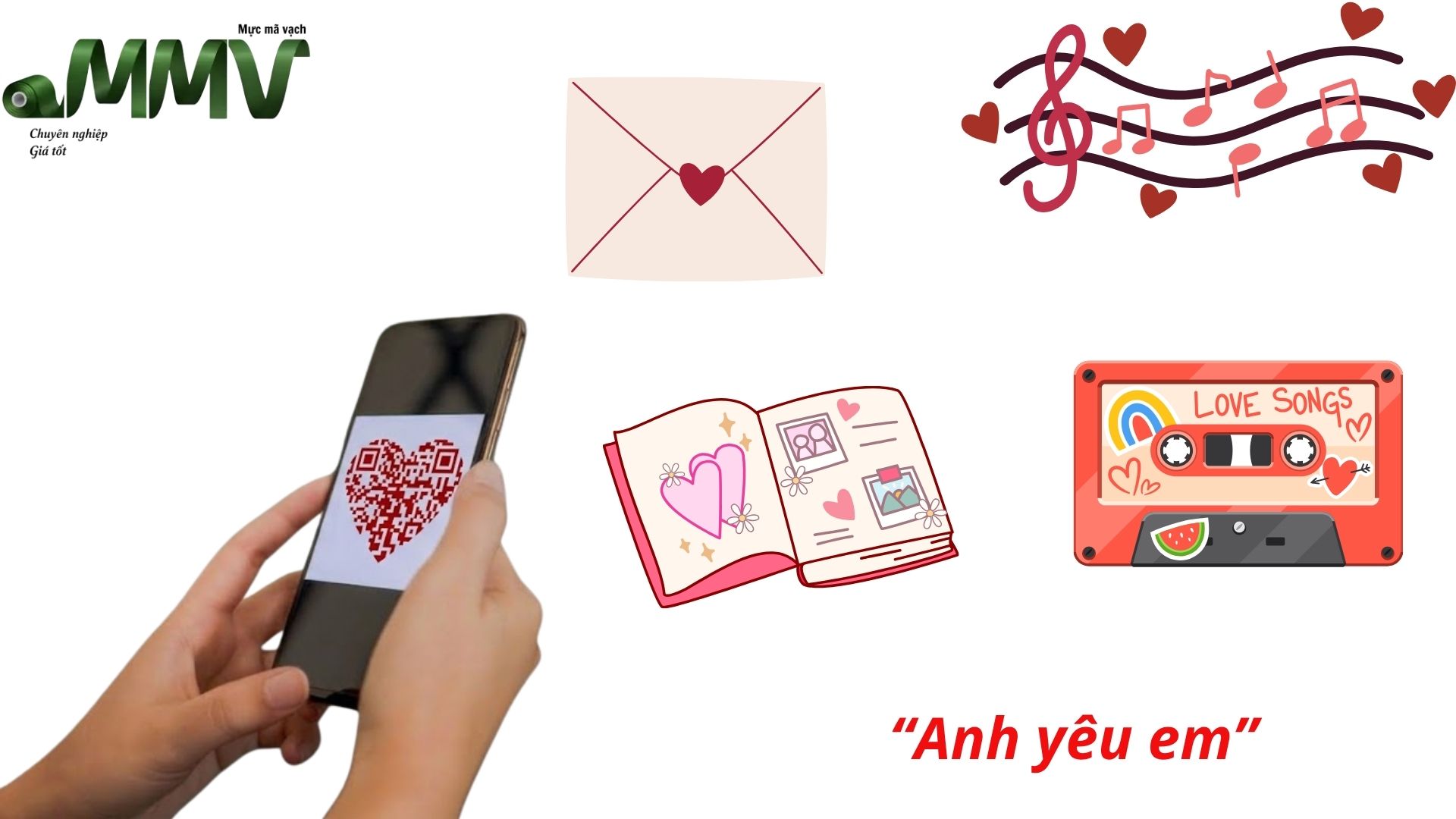Những hình thức khác thay lời "Anh yêu em"