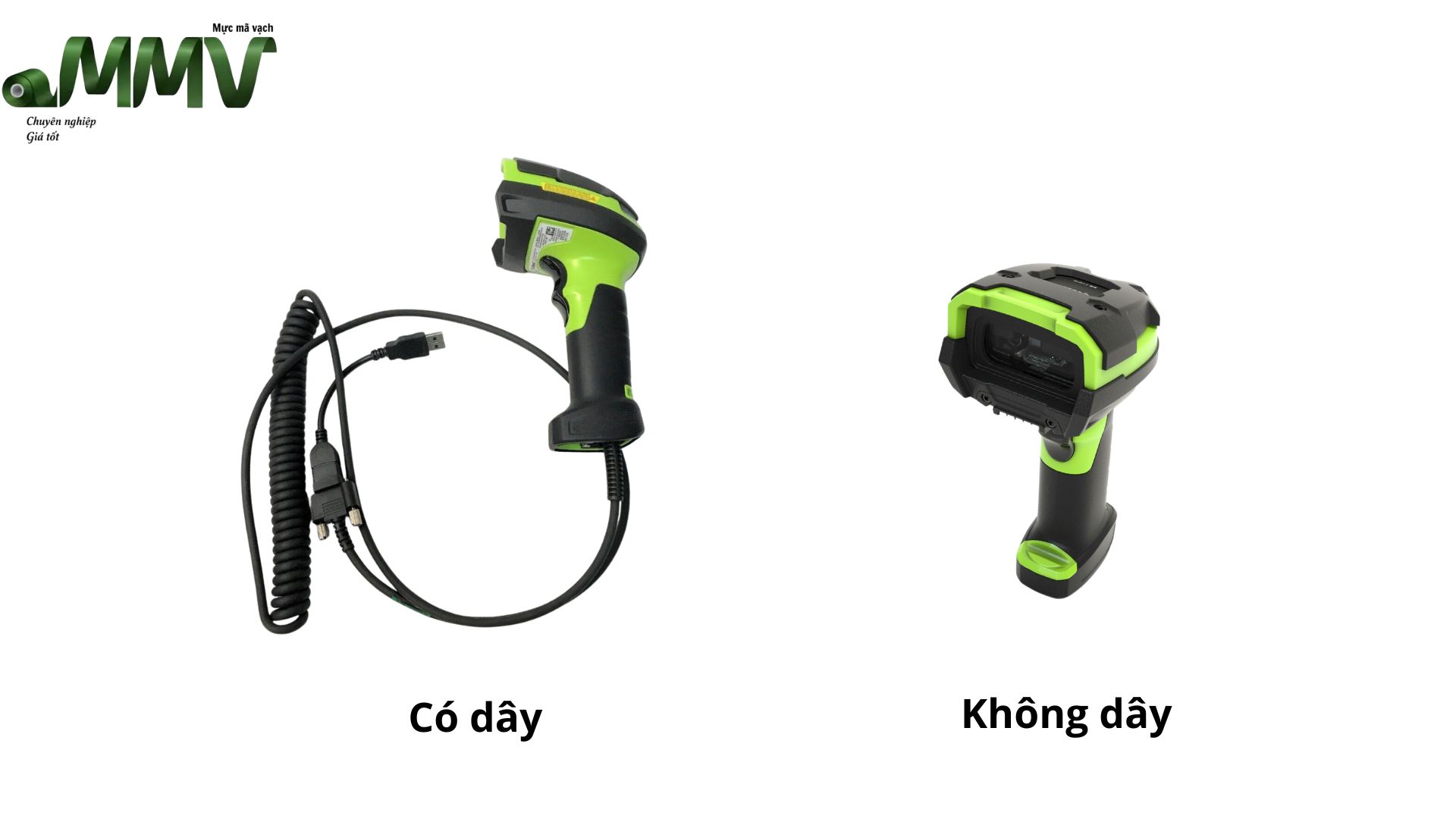 Súng bắn mã vạch 3D có dây và không dây