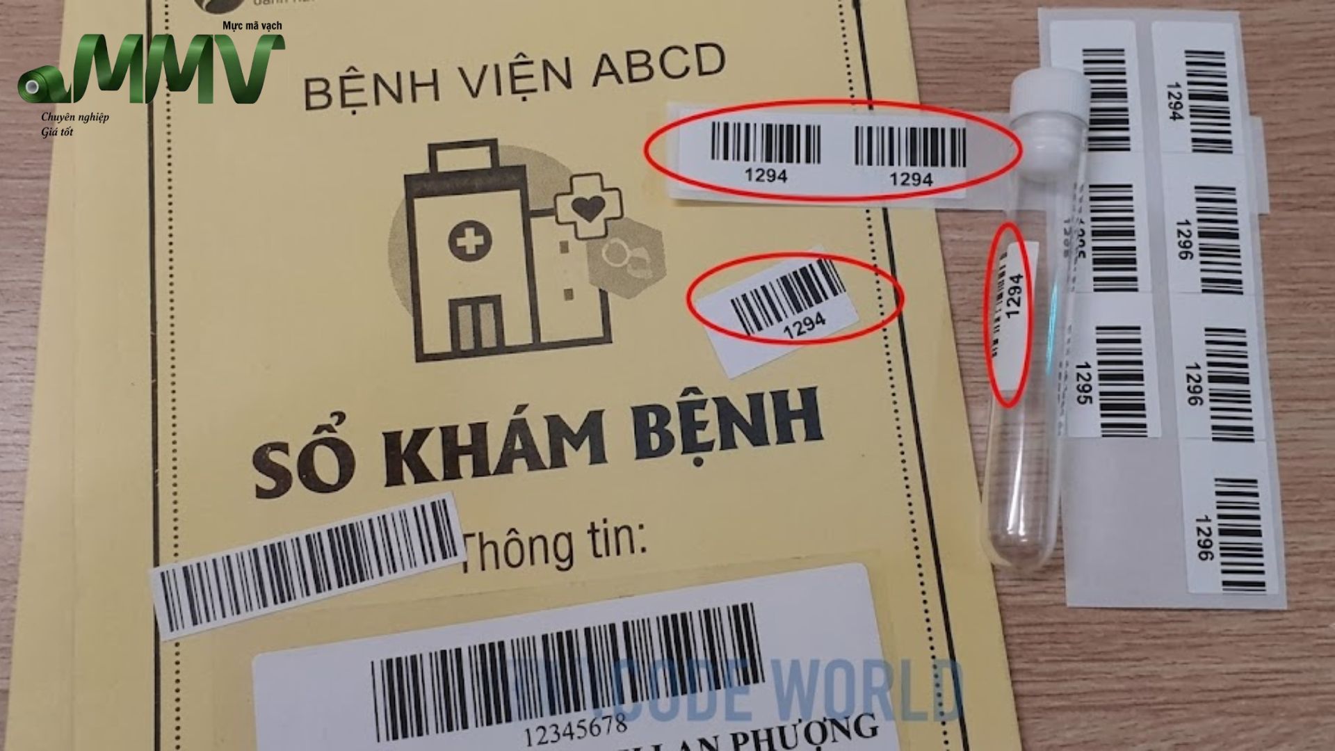 Mã vạch bệnh viện giúp quản lý hồ sơ và thông tin người bệnh