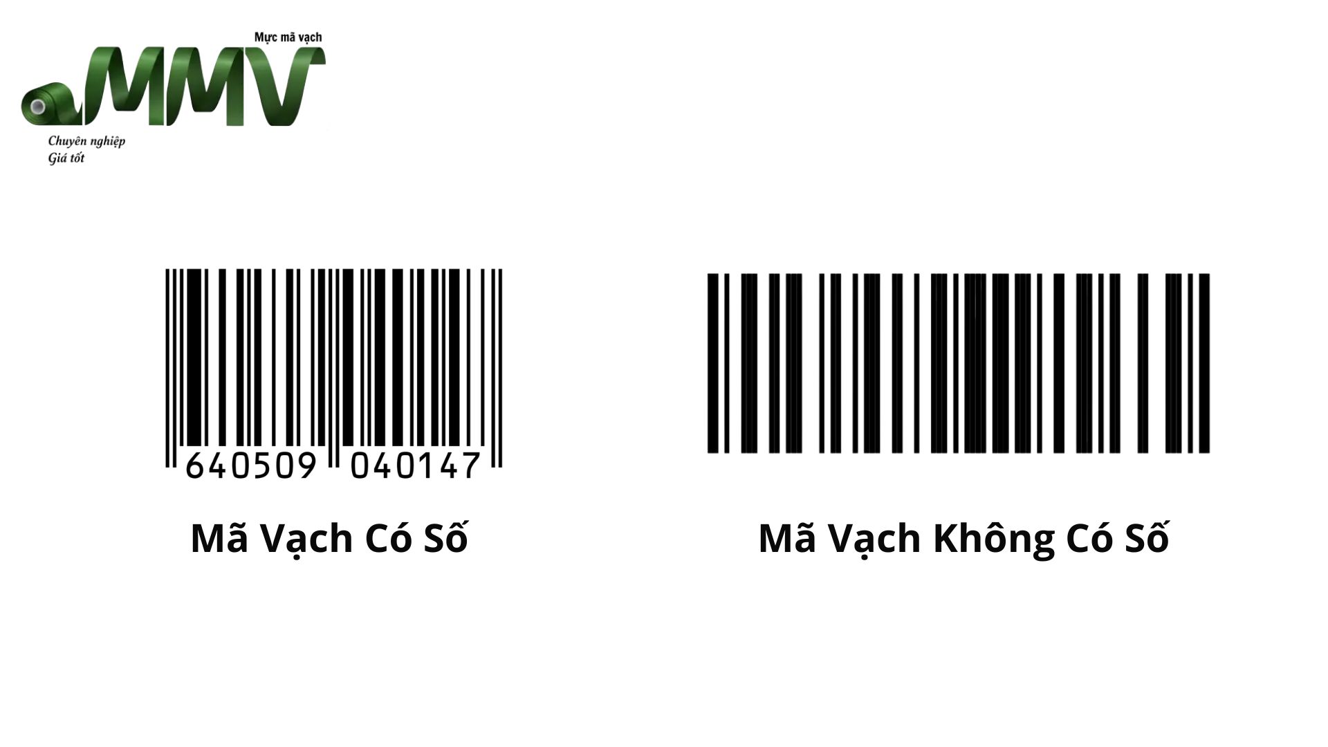 Bản chất của mã vạch không có số là gì