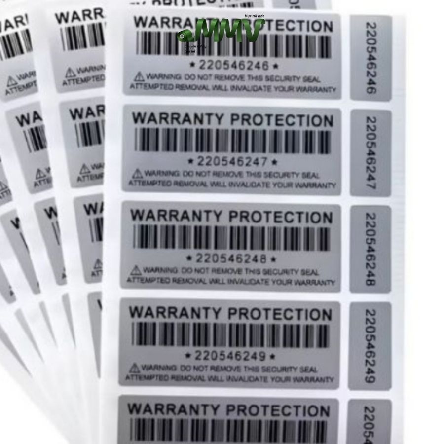 Mẫu tem decal xi bạc 2