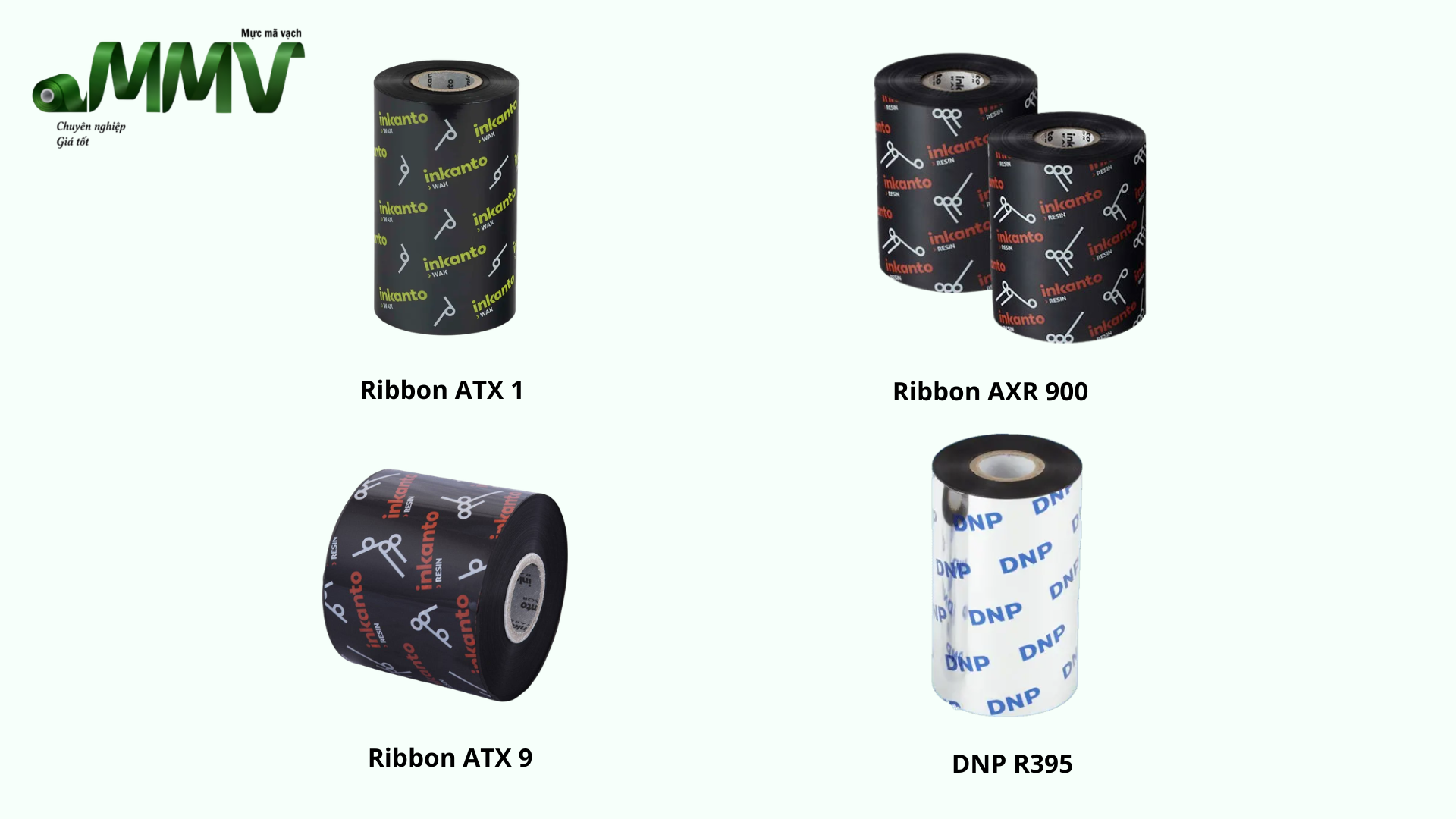 Mực ribbon Resin in vải