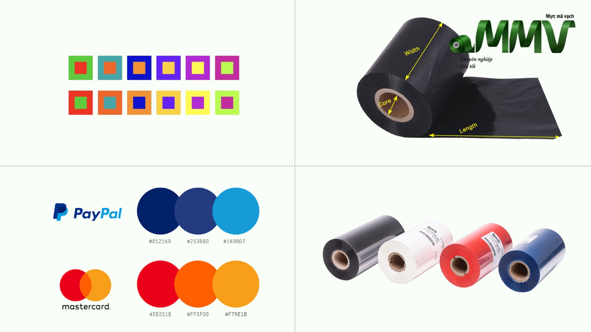 Một số lưu ý khi lựa chọn mực in màu ribbon