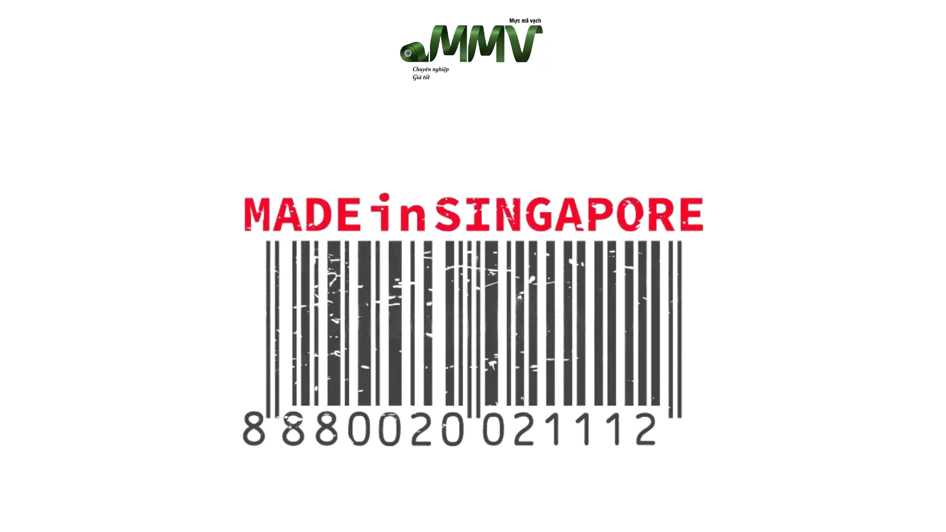 Mã vạch in bằng mực kém chất lượng