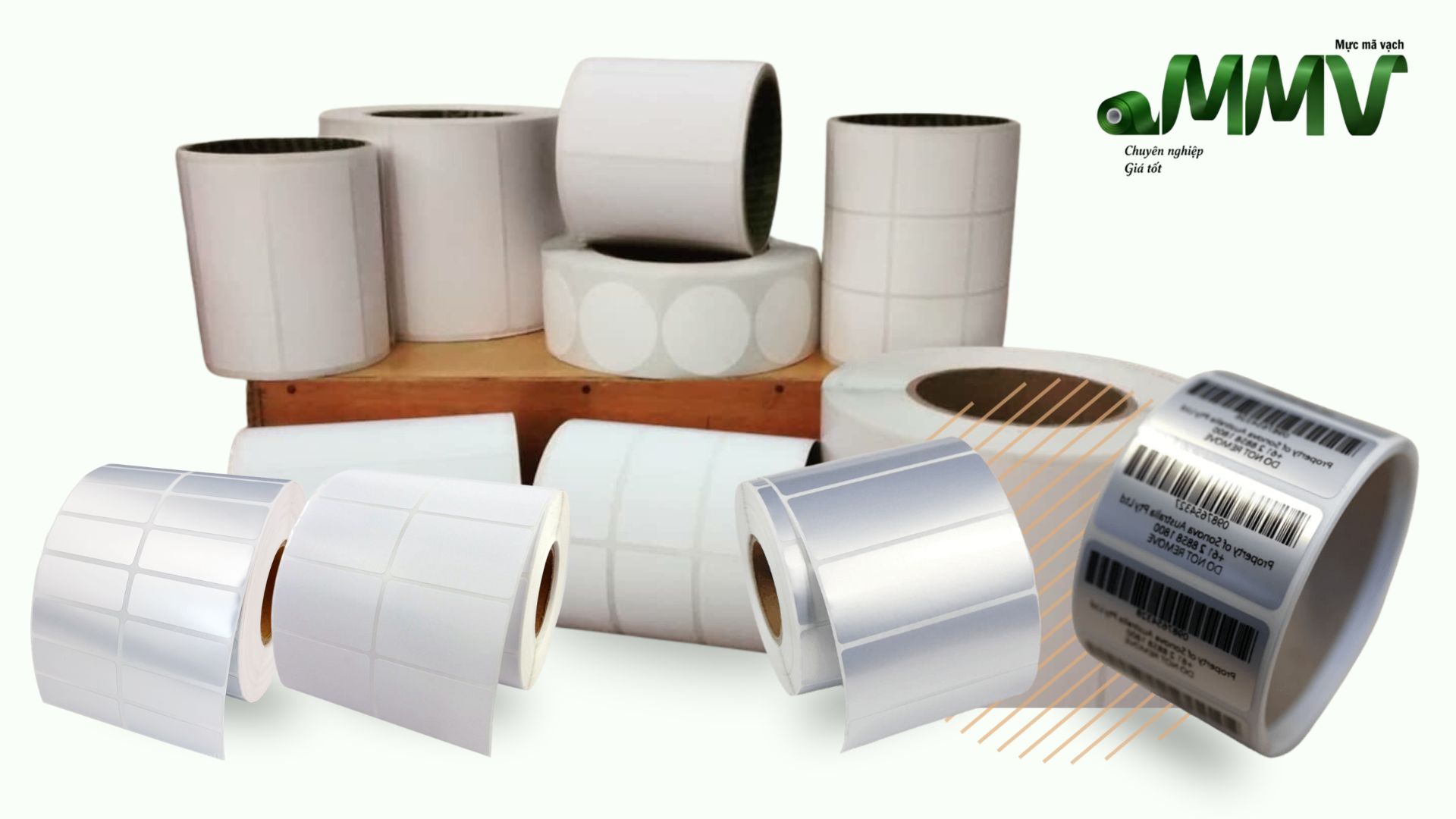 Mực ribbon in màu in được trên chất liệu 