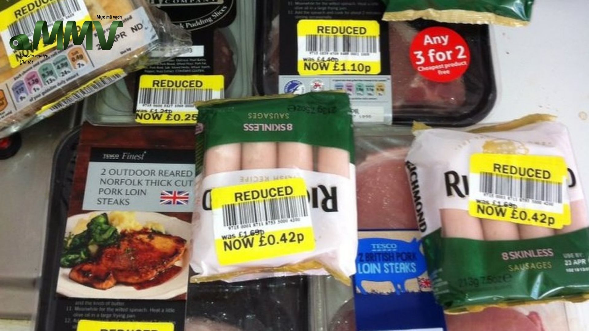 Mực in wax in tem thực phẩm siêu thị