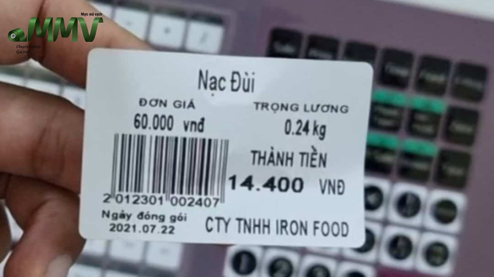 Mực in wax trong ngành bán lẻ và siêu thị