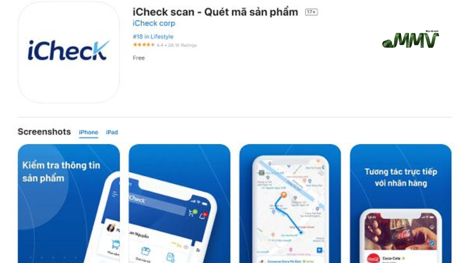 Check mã vạch bằng iCheck