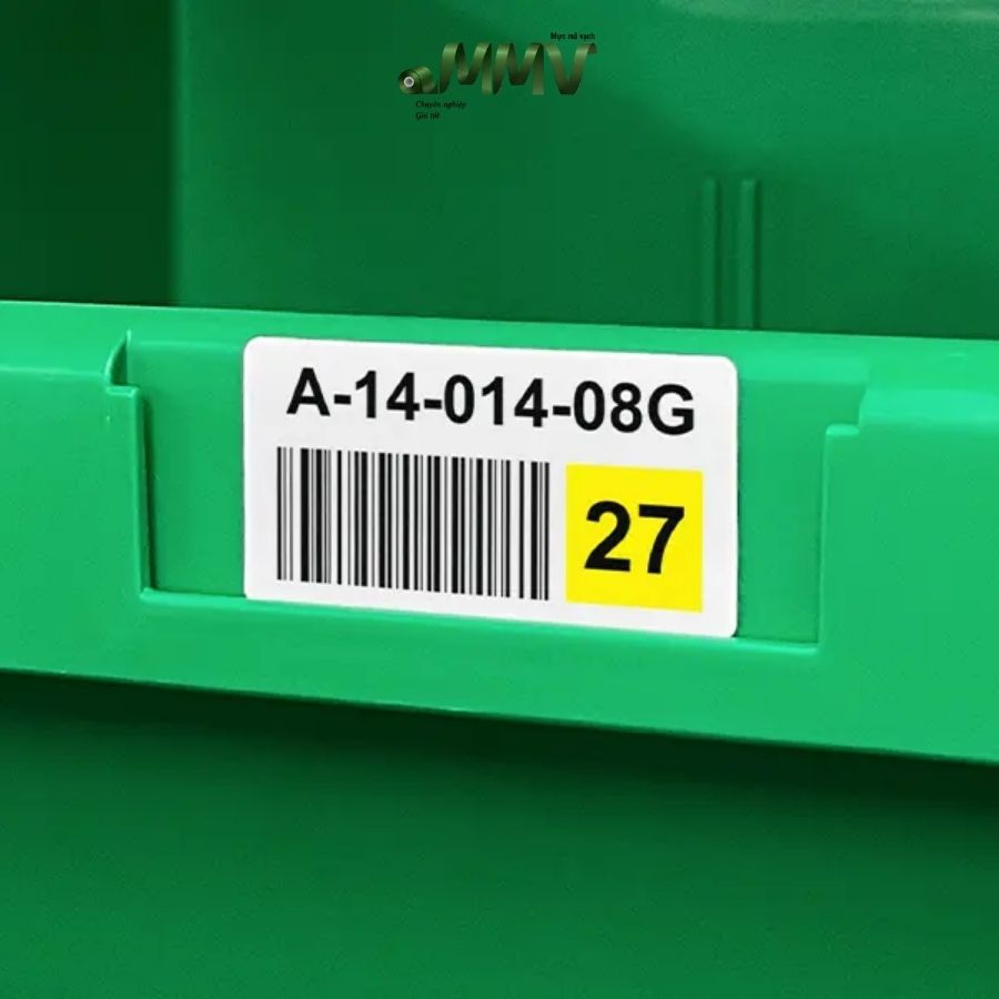Nhãn kệ / thùng / vị trí lưu trữ (Shelf/Bin Tags)